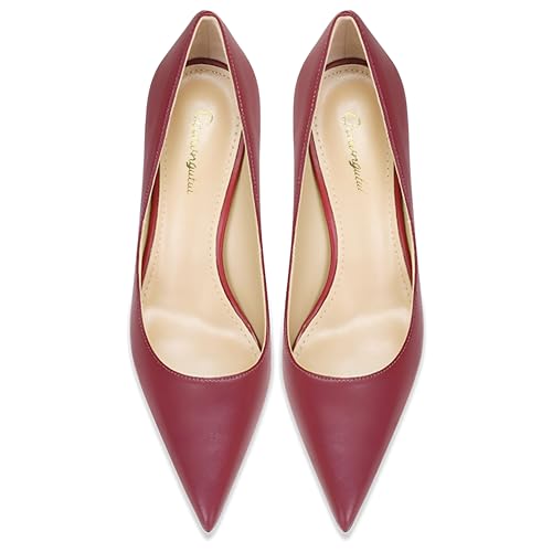 Image of Women's Pointed Toe Stiletto High Heel Pumps 3.15IN Slip-On Party Wedding Evening Shoes