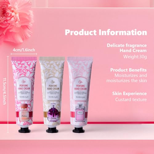 LIAYLILI 5 Pack Hand Cream Set,30ml,Gentle HandCream Lotion,Mini Hand Cream Gift Set, Easter Basket Stuffers,Valentine's