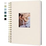 Matériaux de haute qualité : fabriqué avec une couverture rigide et du papier épais sans acide, cet album est durable et ne se décolore pas. La reliure spirale à 360° permet une personnalisation facile des pages.