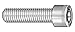M16-2.00 x 50mm Zinc-Plated 12.9 Alloy Steel Socket Head Cap Screw, 25 pk.