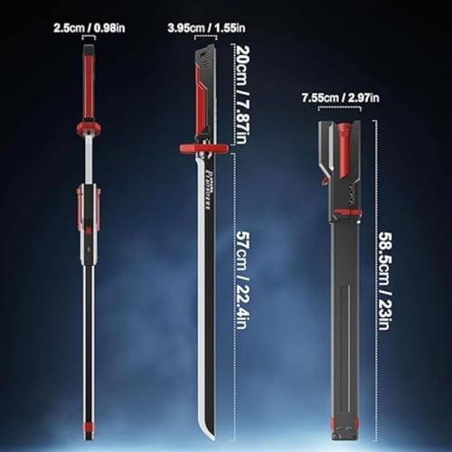 Image of Sparkblade LED Sword with Smoke & Spark Effects - 7-Color Light Katana with Sound FX Anime Cosplay Prop