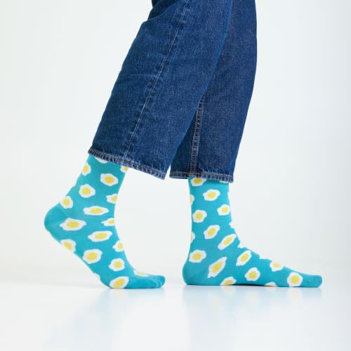 Image of Mint & Oak Long Socks For Men, Soft Cotton Calf Length Socks, Colorful Sock Gift For Men, Full Length & Odour Free, Funky Socks - Gift Box of 3