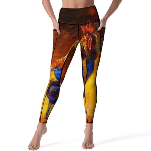 Legging femmes coq pantalon de sport idéal pour yoga et gym S