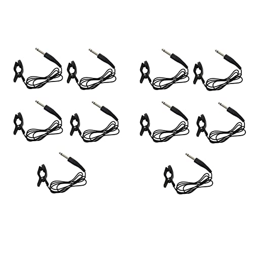 Microphone de contact piézo guitare acoustique universel transducteur clip noir x10