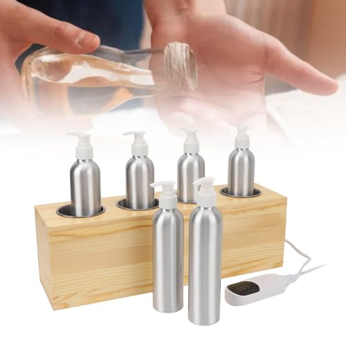 Calentador de aceite de masaje de 4 botellas con control de temperatura 4