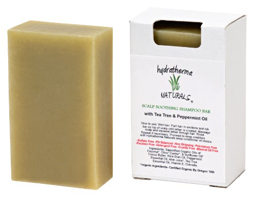 Tea Tree Scalp Soothing Shampoo Bar with Peppermint 3.75 oz