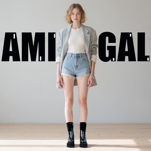Image of AMINUGAL Platform Ankle Boots for Women Chunky Block Heel