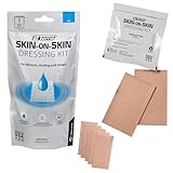 2Toms Skin-On-Skin – 12 Quadrati in Idrogel e Custodia – Cerotto per Vesciche Piedi e Talloni, Protezione e Sollievo dalle Scottature – Cerotti per Vesciche Non Adesivi e Lenitivi