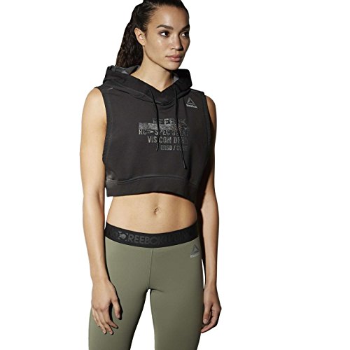 Image of Reebok Women's Cotton Regular Fit Hooded Sweatshirt