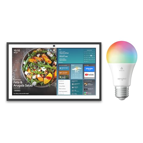 Echo Show 21 with Sengled Bulb