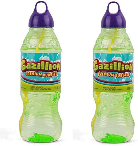 GazillionBubbles 1 Liter Bubble Solution 2-Pack