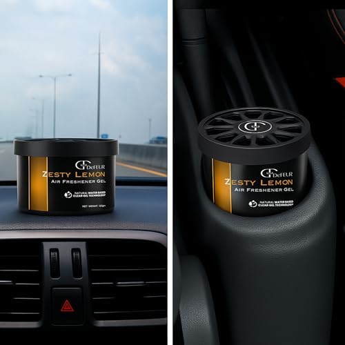 Image of Car freshener (Blue Aqua & Zesty Lemon), Gel, 1 Count