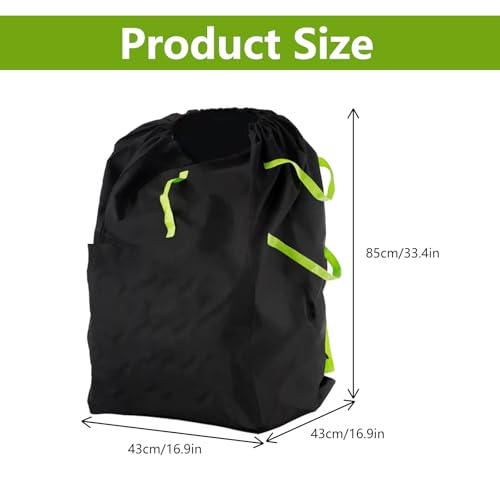 Kinderwagen Tasche Wasserdicht Transporttasche Reise Kindersitz Tasche Reisekindersitz Schutzhülle Mit Schultergurt,Transporttasche Kinderwagen Rucksack Schutzhülle Flugzeug,Schwarz(85x43x43CM)