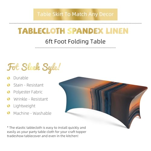 Nappe rectangulaire extensible et antitache pour table ovale et grande taille