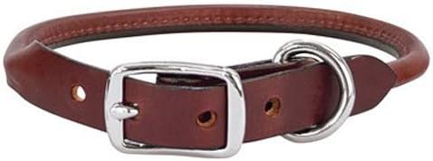 Weaver Leather Briarwood Rolled Collar, 5/8 x 11-Inch, Brown