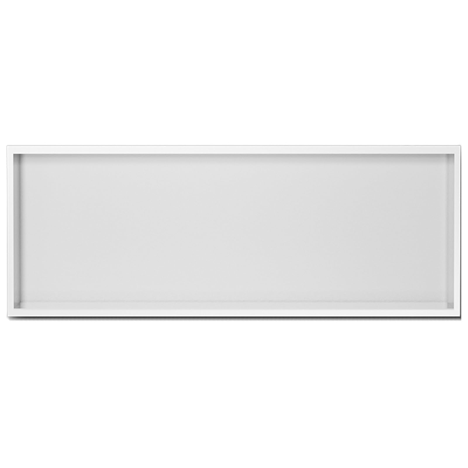 AYCDL 304 Stainless Steel Shower - Waterproof Wall Shelf for Bathroom Kitchen Living Room - Red nizer for Shampoo & Toiletries - 120x28x12.5 cm,Bianco-120x28x12.5CM/47.25x11.03x4.93in