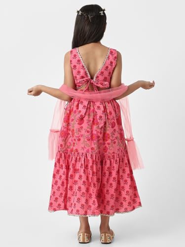 Image of Nautinati Girls Lehenga Choli Set