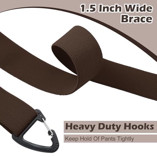 Image of Sintege X Back Hidden Suspender 1.5 Inches Under Clothing Heavy Duty Work Suspenders for Men Women