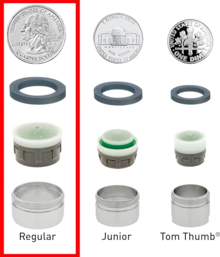 Neoperl Faucet Cascade Aerator Low Flow 0.5 gpm Aerated Bathroom Stream Standard Dual Threaded (Lime Single), 31 2200 - Image 5