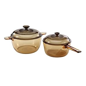 VISIONS 4-Piece Glass Cookware Set