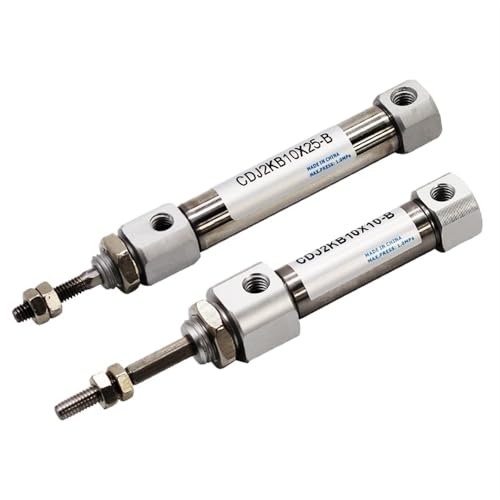 Mini vérin pneumatique CDJ2KB10 antirotation avec guidage hexagonal stable - 2