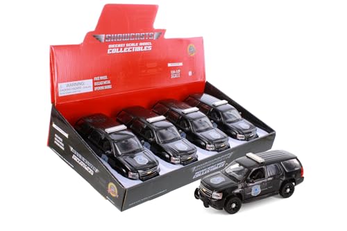 Modelo 2008 Chevy Tahoe Policía a Escala 1:24 miniatura 1