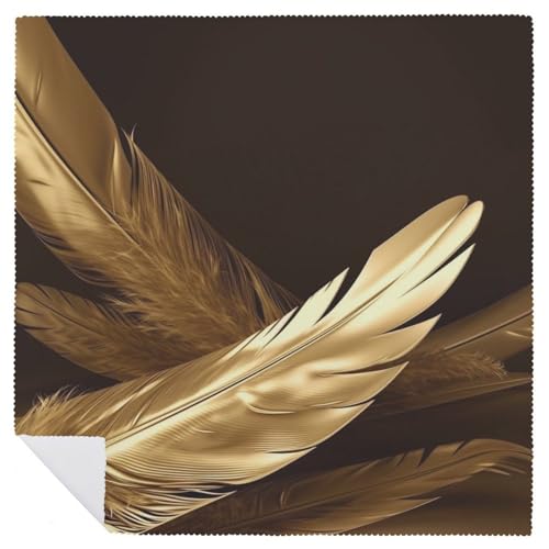 Servilletas de tela decorativas Golden Feathers 2 unidades miniatura 6