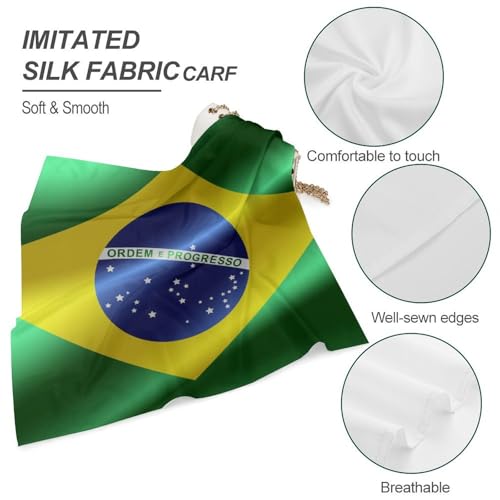 Women Square Satin Head Scarf Silk Hair Scarf Bandanas Sleeping Head Wraps 5