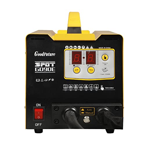 Vehicle Panel Spot Puller Dent Spotter 3500A Spot Dent Puller, 7 Modes 3KW Spot Welding Machine, Car Body Stud Welder Dent Repair Kit, Multi-spot Bonnet Door Repair Tool 110V/220V