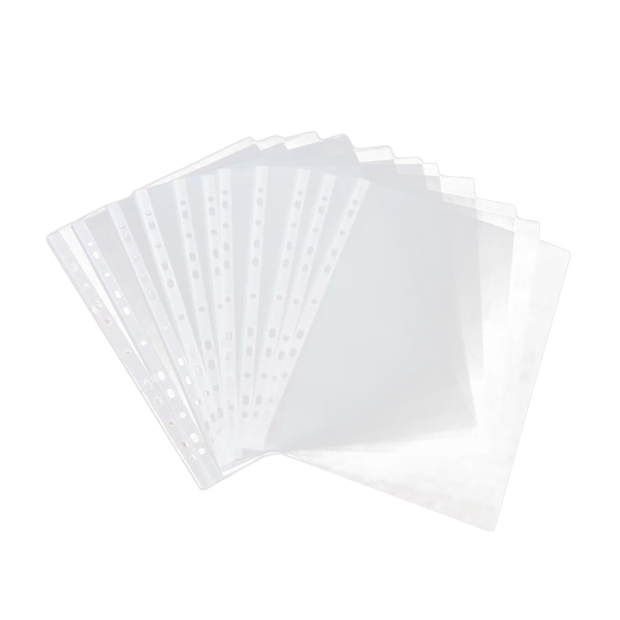 MAGICLULU 200stücke Klarsichthüllen Aus Pp-material Transparent Für Ordner Lose Schutzbeutel Geeignet Für Büro Schule Zuhause