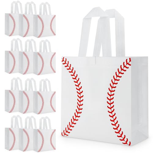 Sacs cadeaux baseball réutilisables non tissés pour éviter les sachets jetables déchirés