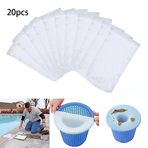 Kliplinc 20 Teile/Satz Filter Lagerung Pool Skimmer Nylon Pool Filter Korb Skimmer Wei? Tasche Pool Reinigung Zubeh?r Teile – Bild 6