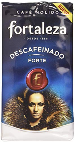 Café FORTALEZA - Café Molido Descafeinado Forte, Pack de 3 x 235 g, Totale: 705 g