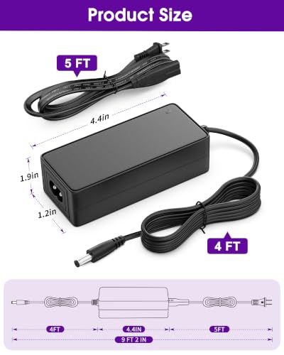 Image of HitLights 24V 60W Power Supply Adapter, UL-Listed 100-240V AC to DC 24V 2.5A, Compatible with 1A /2A /2.5A LED Strip, CCTV and Low Voltage Devices