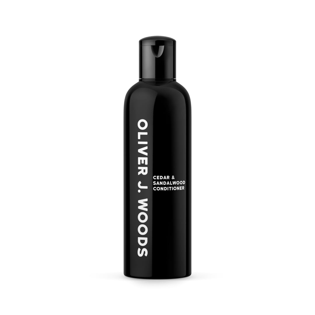 – Oliver J. Woods Cedar & Sandalwood Conditioner | Rich, Hydrating Hair Grooming for Men | Adds Body, Nourishment & Shine - Professional Salon-Results at Home