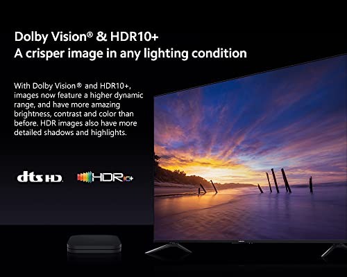 Imagen resaltando el uso de Dolby Vision y HDR10+ en el Xiaomi TV Box S para mejorar la calidad visual