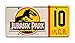Celebrity Machines Jurassic Park | Jeep #10 | Metal Stamped License Plate