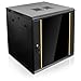 iStarUSA Accessory WMZ1255-DWR2U 12U Swing-Out Wallmount Cabinet Brown Box