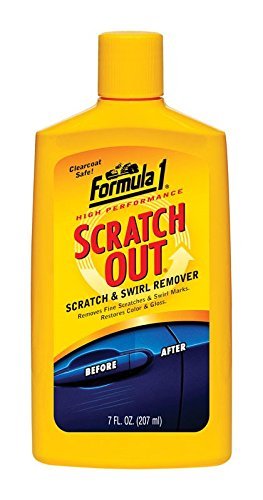 Formula 1 Scratch Out Liquid 7 Oz - Cerium Oxide Fine 3000 Grit - Blue - Automotive Scratch Remover