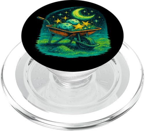 Paisajismo Celestial - Jardín cósmico, floración Astral, Surrealista PopSockets PopGrip para MagSafe