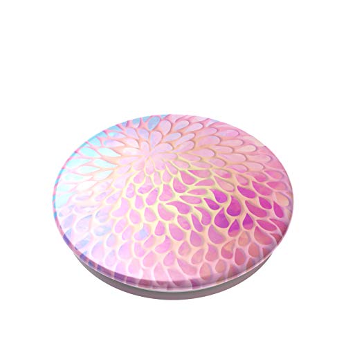 Image of PopSockets PopGrip: Phone Grip and Phone Stand, Collapsible, Swappable Top, Petal Power Gloss