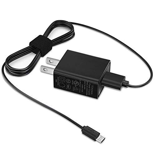 Kindle Fire Tablet Charger, USB Wall Charger with 5 Feet Micro-USB Cable Compatible