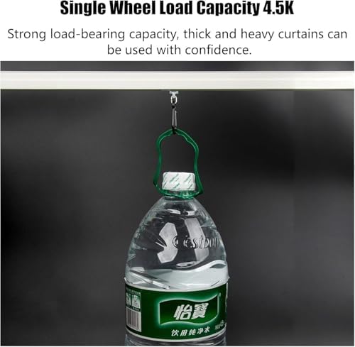 Heavy Duty Bendable Ceiling Curtain Track - Flexible White Rail System for Privacy Room Divider, Ideal for Hospitals, RVs, Bunk Beds & Showers - Easy Wall Mount