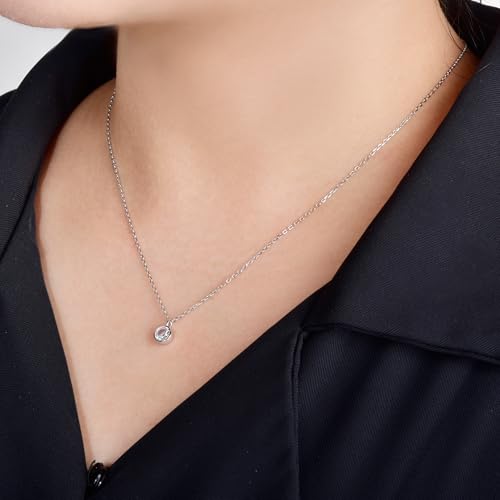 Collier pour petite amie Candyfancy en argent antiallergique avec pierre de naissance - 6