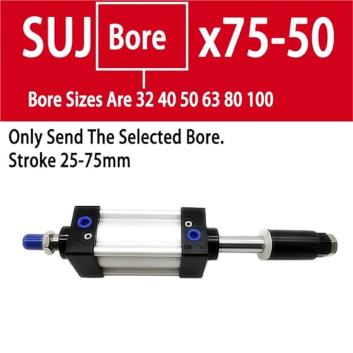 Vérin pneumatique SUJ 40mm à double effet avec course réglable - 3