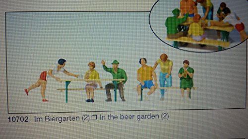 Preisvergleich Produktbild Preiser 10702 Im Biergarten Spur HO 1:87
