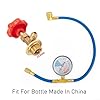 Accurate R134A for M14 Car Air Conditioning Recharge Measuring Hose Gauge, Long Lasting #2
