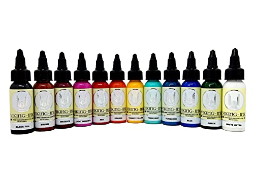 GALAXY INK - Tattoo ink - Kit BASIC COLORS 1oz