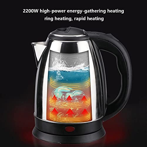 Image of Electric Kettles Combo: 1500W 1.8L Stainless Steel Body with Cool Touch Outer Body + 600W Fast Boiling Foldable Travel Kettle - Ideal for Tea, Coffee, Soups, Home, and College Use