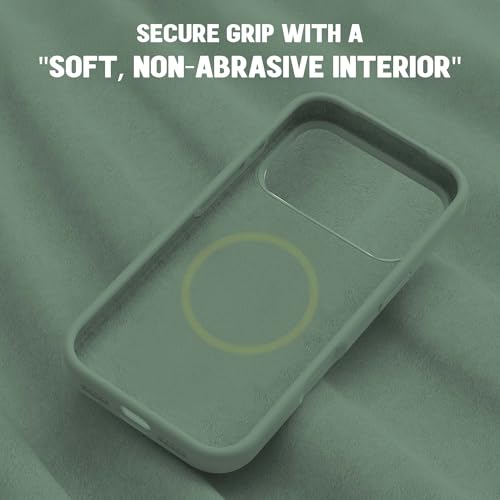 Image of Kratos Soft Silicone Case Cover Compatible with iPhone 17 Pro - Everyday Comfort Protection, Wireless Magnetic Charging Case with Raised Edge Camera & Screen Protection, Shock-Resistant Design